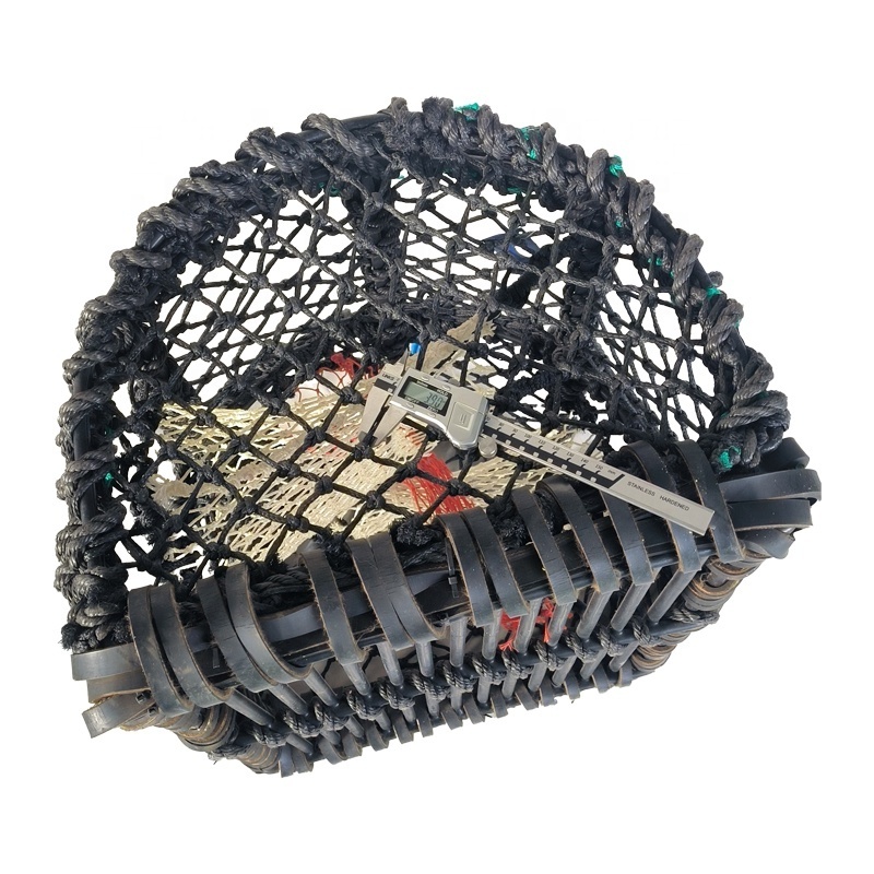 fish trap heavy duty  crab trap for king crab fishing trap with PE fish net 24.4*18*15.2 inch crab cage