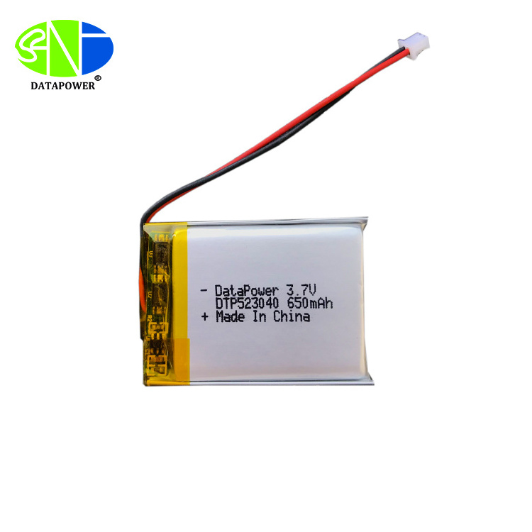 KC model 523040 3.7v 650mAh 3.7v polymer battery for Laser pen