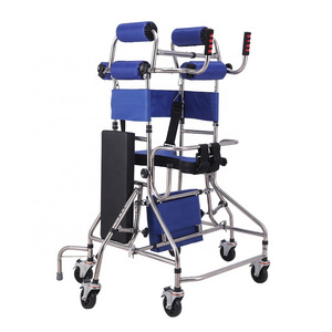 Elderly adult walker assisted lower limb walking path standing frame stroke hemiplegia rehabilitation training equipment