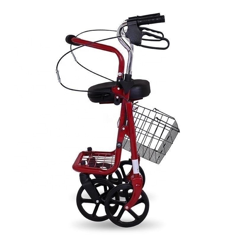 DATA Walking Aid Handcart Senior Shopping Cart Rollator Walker