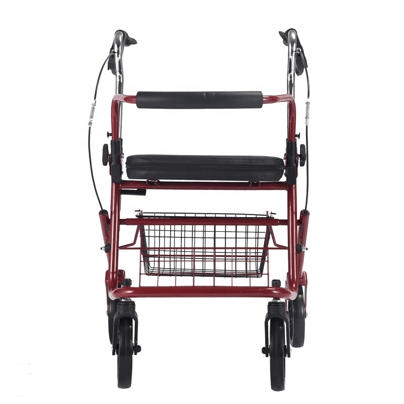 DATA Walking Aid Handcart Senior Shopping Cart Rollator Walker