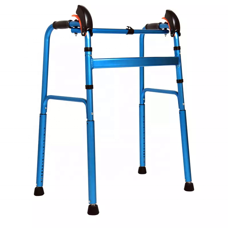 Rehabilitation Therapy Aluminum Adjustable for Elder Disabled Foldable Stair Climbing Walker