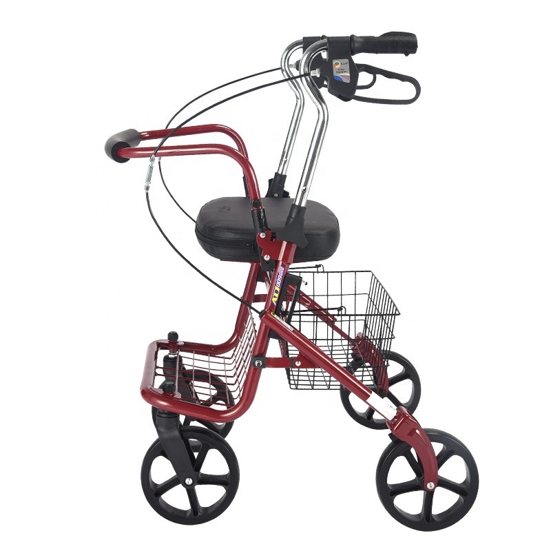 DATA Walking Aid Handcart Senior Shopping Cart Rollator Walker