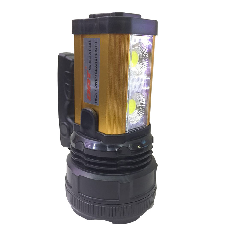 AT-398 High power  led searchlight AT-398 rechargeable spotlight with USB charging function Outdoor led flashlight