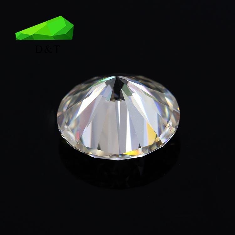 Hot sale popular round brilliant cut loose gemstone moissanite diamond gemstone for jewelry making