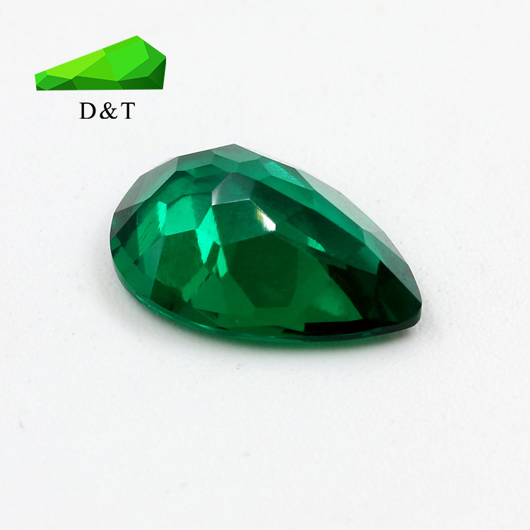 lab created emerald Cushion shape 6*8mm Hydrothermal emarald stone loose gemstone synthetic colombian lab grown emerald