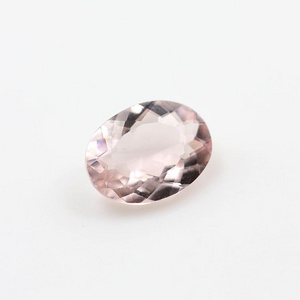 Tanzania natural gem mining machine precisely round cut 1.5 mm natural gem Morganite Stone jewelry