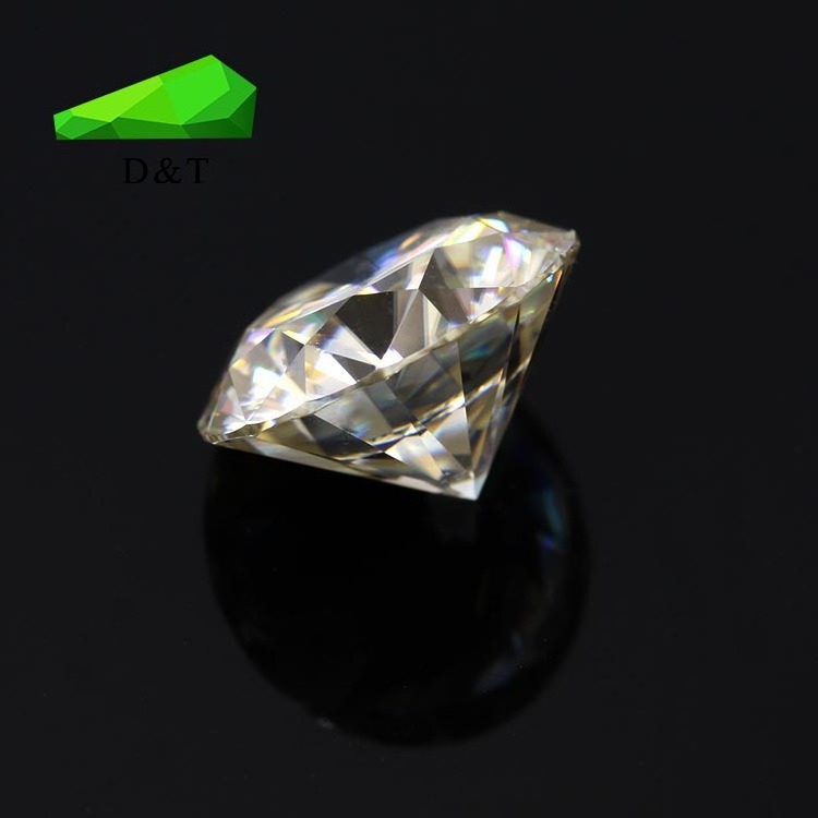 Hot sale popular round brilliant cut loose gemstone moissanite diamond gemstone for jewelry making