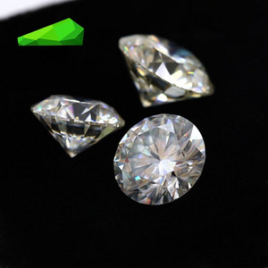 Hot sale popular round brilliant cut loose gemstone moissanite diamond gemstone for jewelry making