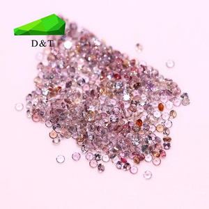 High Quality Natural Round Brilliant Cut 1.25mm Loose Gemstone for Jewelry Stone Natural Mixed Color  Spinel