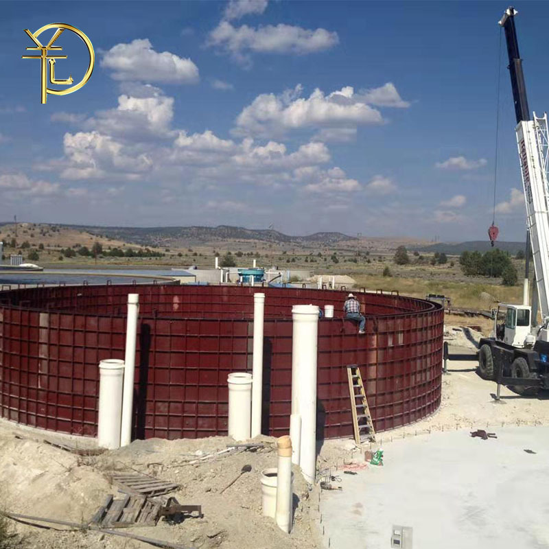 2020 Circular Column Concrete Steel Tank Formwork For Building Construction