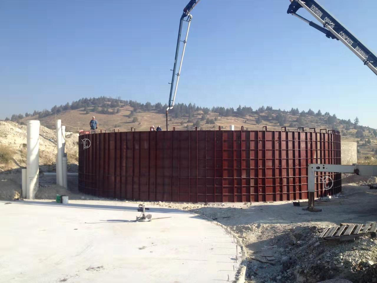 Tianjin  factory directly sale Cost Effective Concrete Water Round Tank  Formwork swimming poor molds for  Construction Formwork