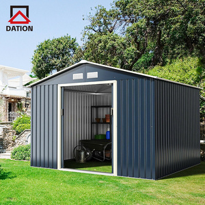 Hot Sales Aluminum Metal Storage Shed for Garden and Tools w/Sliding Double Lockable Doors Sun House