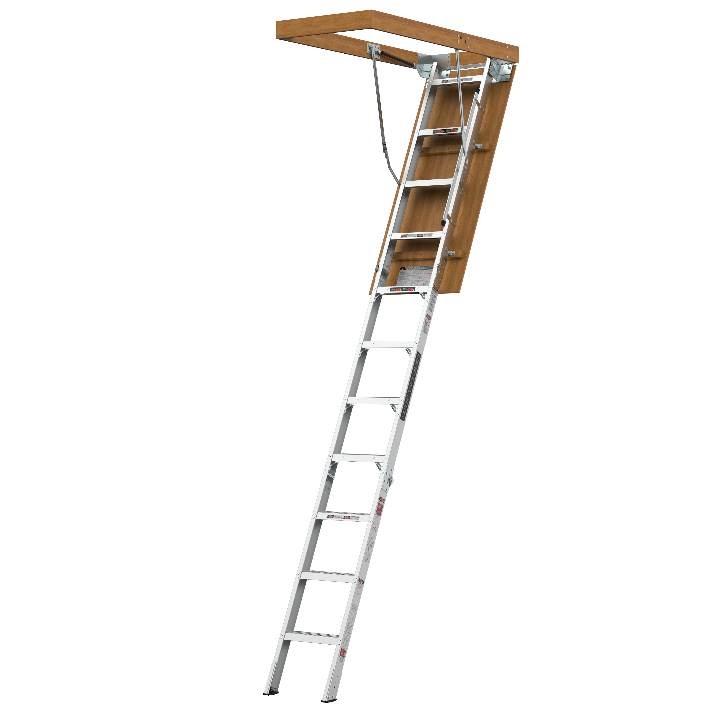 High Quality Foldable Adjustable Slip Resistance Steps 7 foot 9 inches to 10 feet Aluminum Extension Ladder  Attic Ladder