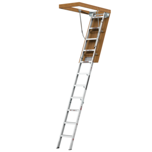 High Quality Foldable Adjustable Slip Resistance Steps 7 foot 9 inches to 10 feet Aluminum Extension Ladder  Attic Ladder