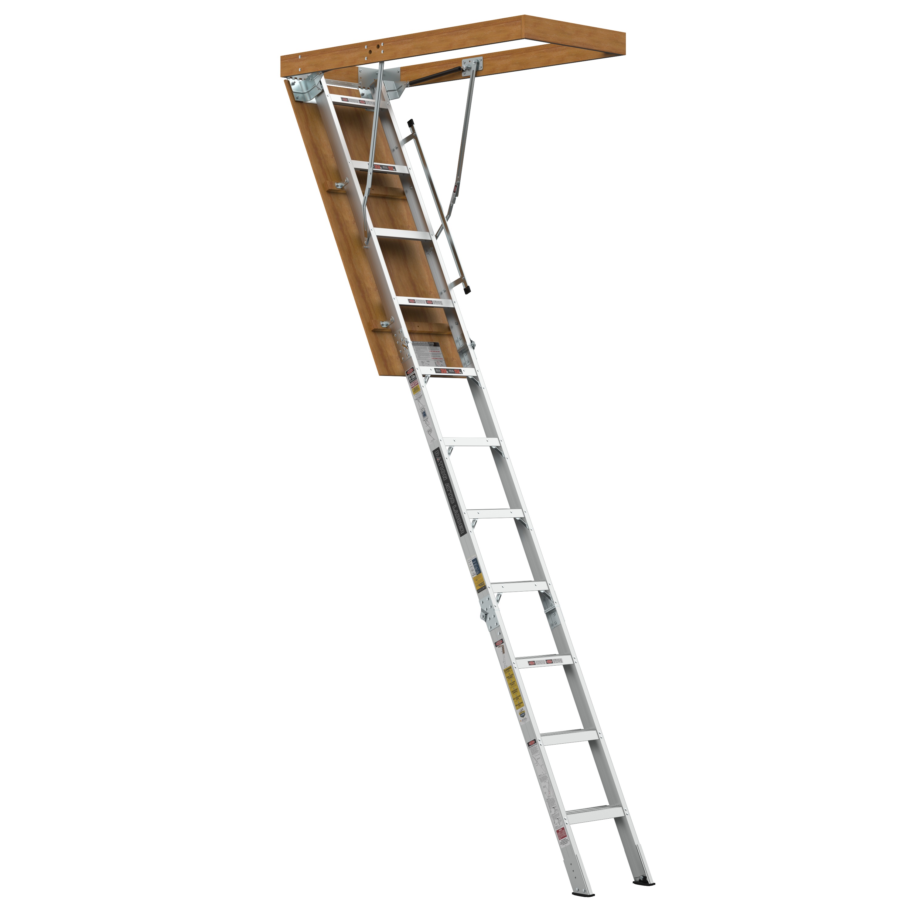 High Quality Foldable Adjustable Slip Resistance Steps 7 foot 9 inches to 10 feet Aluminum Extension Ladder  Attic Ladder