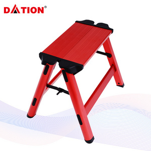 High Quality Aluminium Alloy Folding Step Ladder Portable  Light Weight Red Color Stability Multi Use step stool 2 Steps