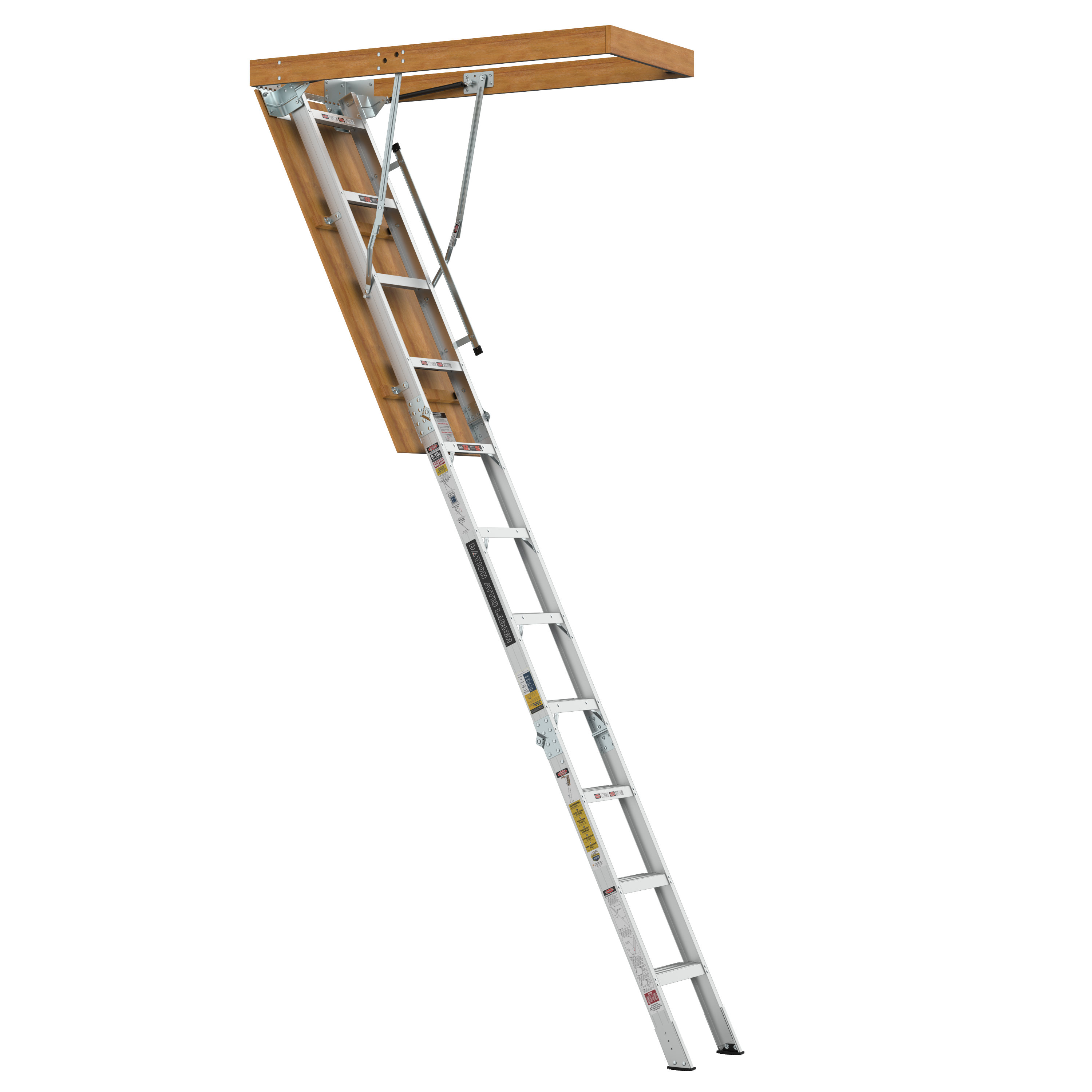 High Quality Foldable Adjustable Slip Resistance Steps 7 foot 9 inches to 10 feet Aluminum Extension Ladder  Attic Ladder