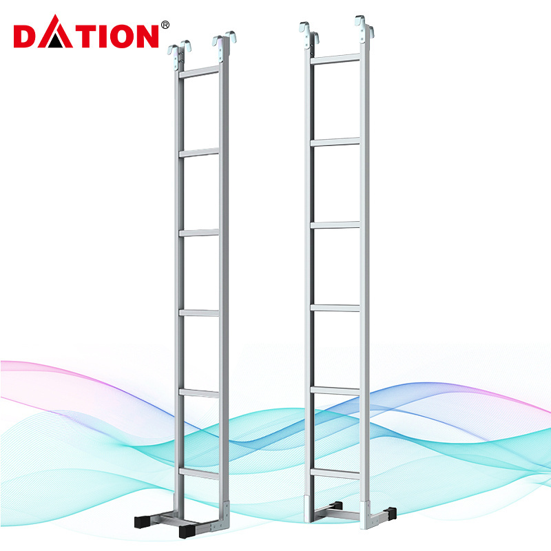 Factory Customization Aluminum Ladder & Scaffolding Parts Metal Scaffolding Climb Stair Case Monkey Access Ladder With Hook