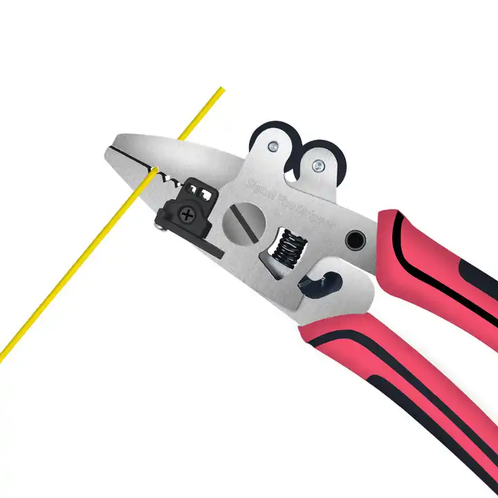 Optic Fiber Splicing Tool for fusion splicer FTTH Tool Kit Cutting Steel Wire 8-IN-1 Optical Fiber Stripper Cable stripper