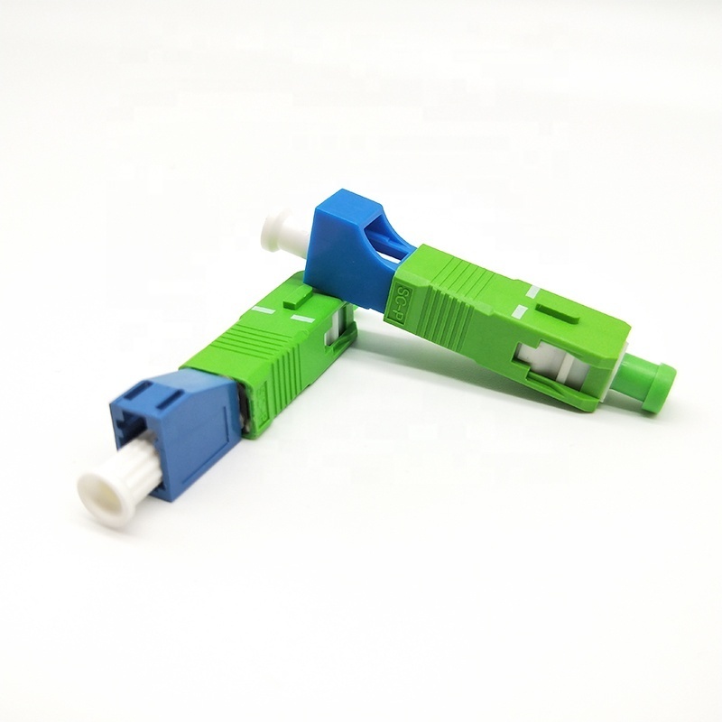 High Quality Fiber Optic Connector SC/APC Male to LC/UPC Female Fiber Optic Adapter SC LC Hybrid Optical Adaptor