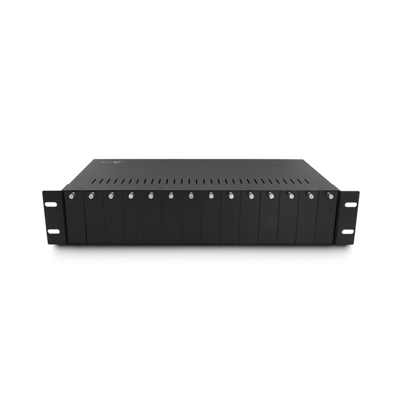 Manufacturer wholesale 2U-14 slot fiber optic transceiver power rack plug-in transceiver management power box rack