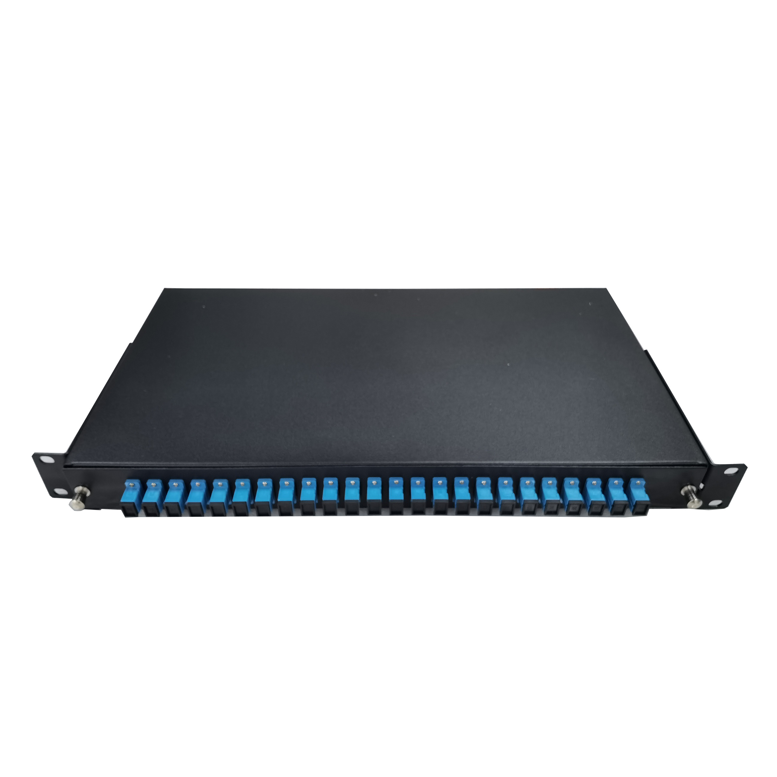 19-inch fiber terminal box fiber terminal b24 port pull-out wall/rack mounted fiber optic patch panel 1U SC/LC connector