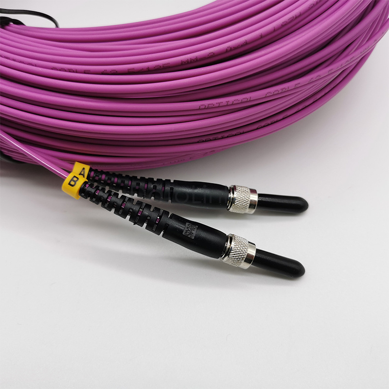 fiber patch cord FTTH Fiber optical SMA 905 connector to Plastic optical fiber patch cord SMA905