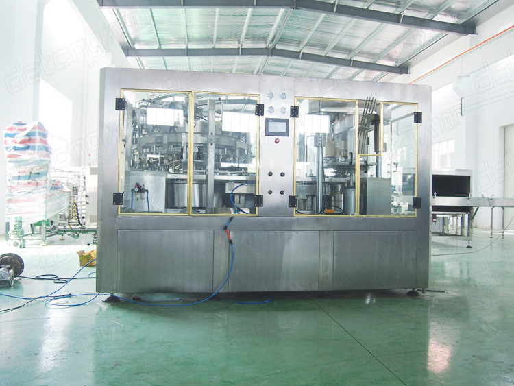 Fresh energy drink can filling machine with canning production line