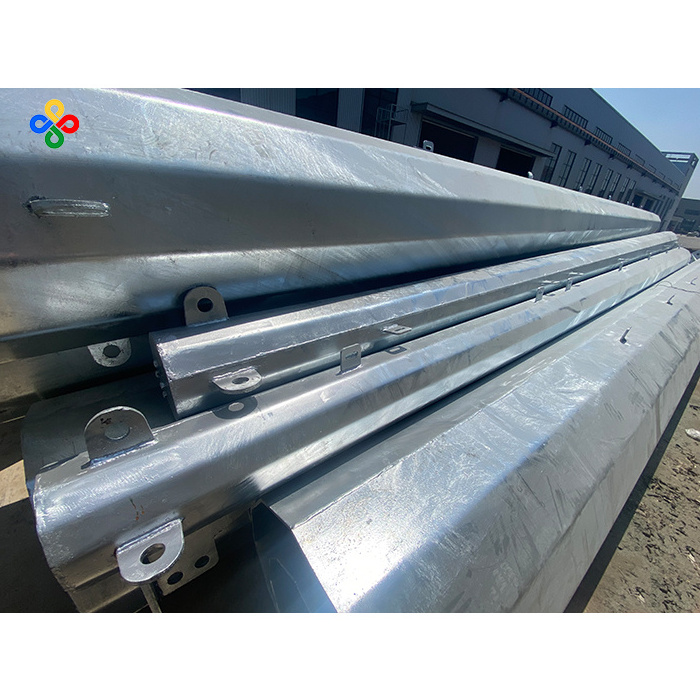 Factory direct sales anti-corrosion and anti-rust 15M-30M high mast light pole for industrial site