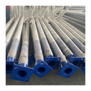 Customized Cheap 6m 7m 8m 9m 10m Street Light Pole Price Malaysia street light pole anchor bolts solar street lighting poles 9m