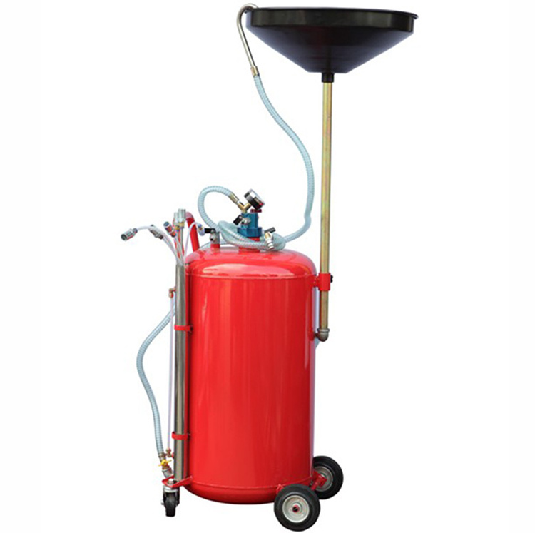 Pneumatic Waste Mobile Auto Wheel Oil Collecting Machine Drainer