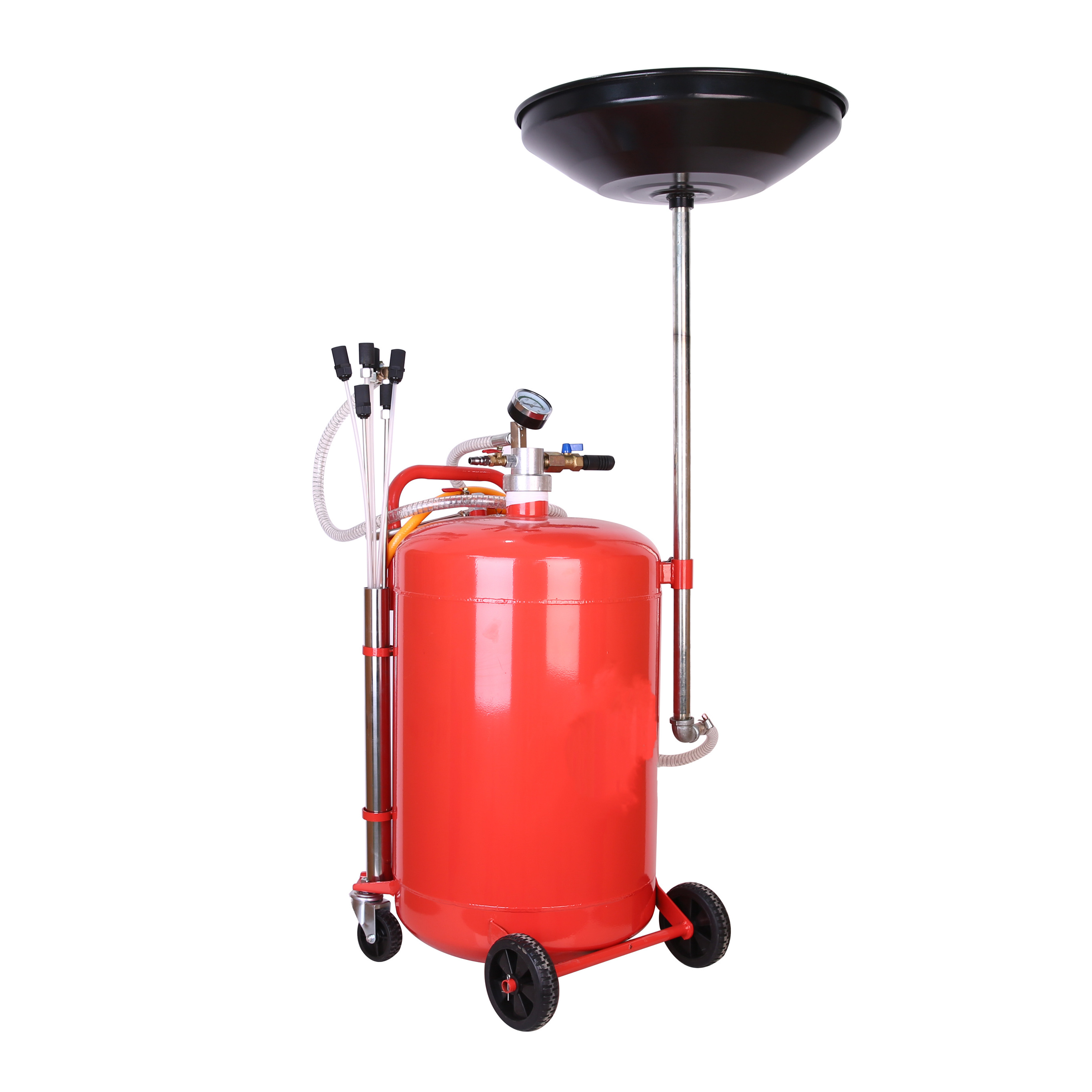 Pneumatic Waste Mobile Auto Wheel Oil Collecting Machine Drainer