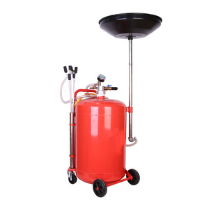 Pneumatic Waste Mobile Auto Wheel Oil Collecting Machine Drainer