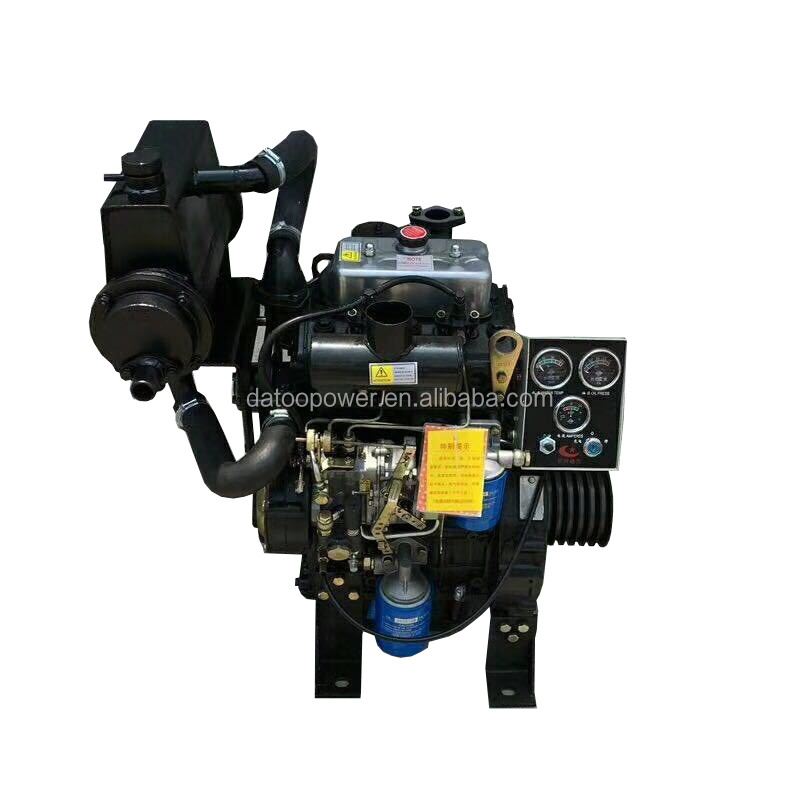 2 cylinder 4 strokes marine diesel engine 40hp inboard boat engine with gearbox