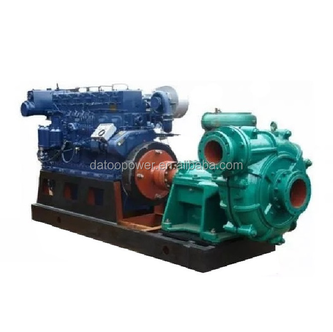 Small Centrifugal Dredge Sand Mud Slurry Pump By Diesel Engine