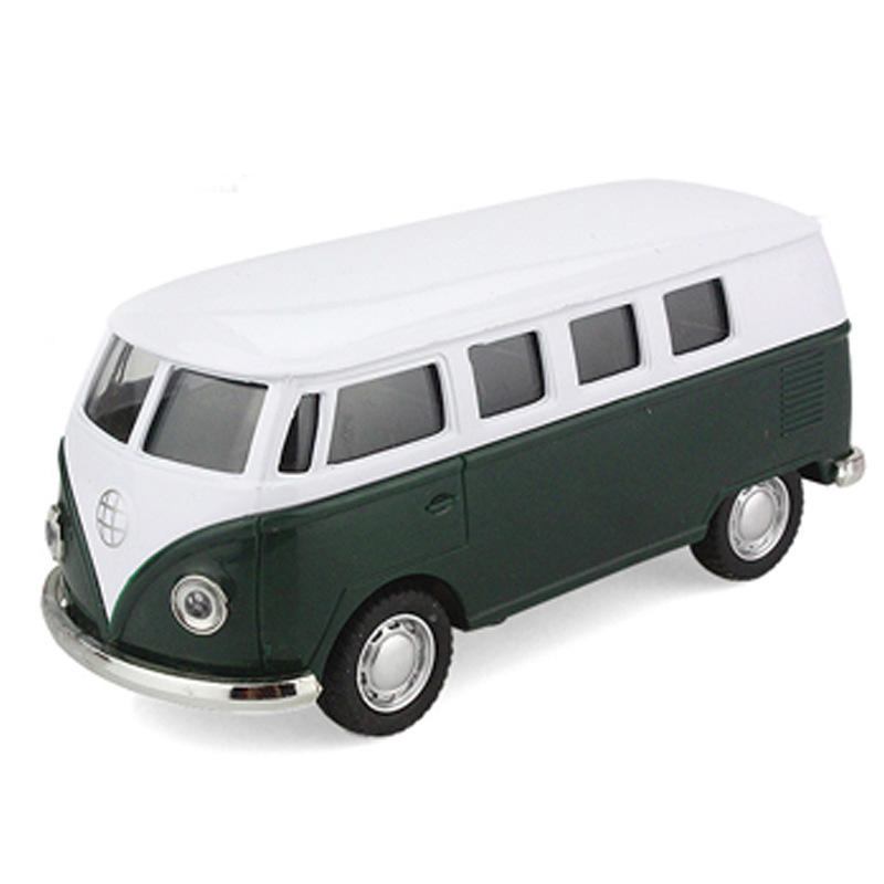 Factory Wholesale Toy Bus Diecast T1 Bus Alloy Model Car Pull Back Diecast Model Bus