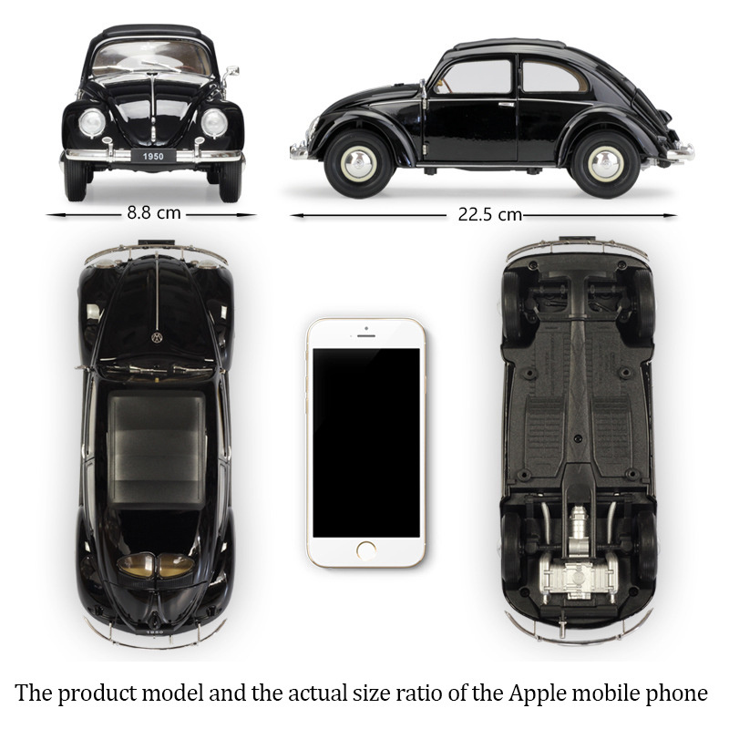 Hot Sale Diecast Toy Vehicles Cars 1/18 Metal Beetle Zinc Alloy Model Car