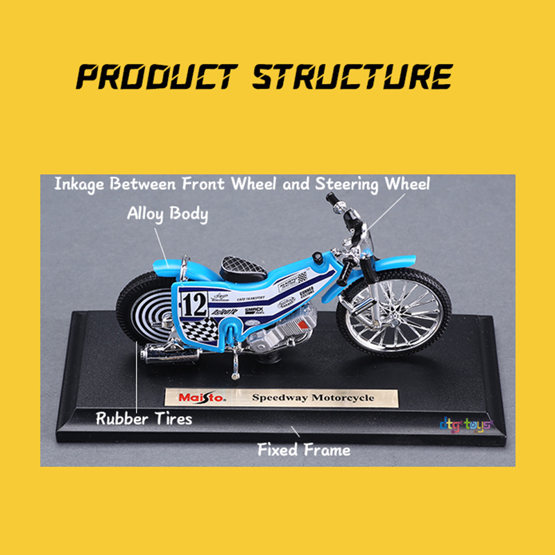 Maisto 1/18 Speedway Motorcycle Diecast Model Motorcycle Hot Selling Simulation Alloy Motorcycle Model