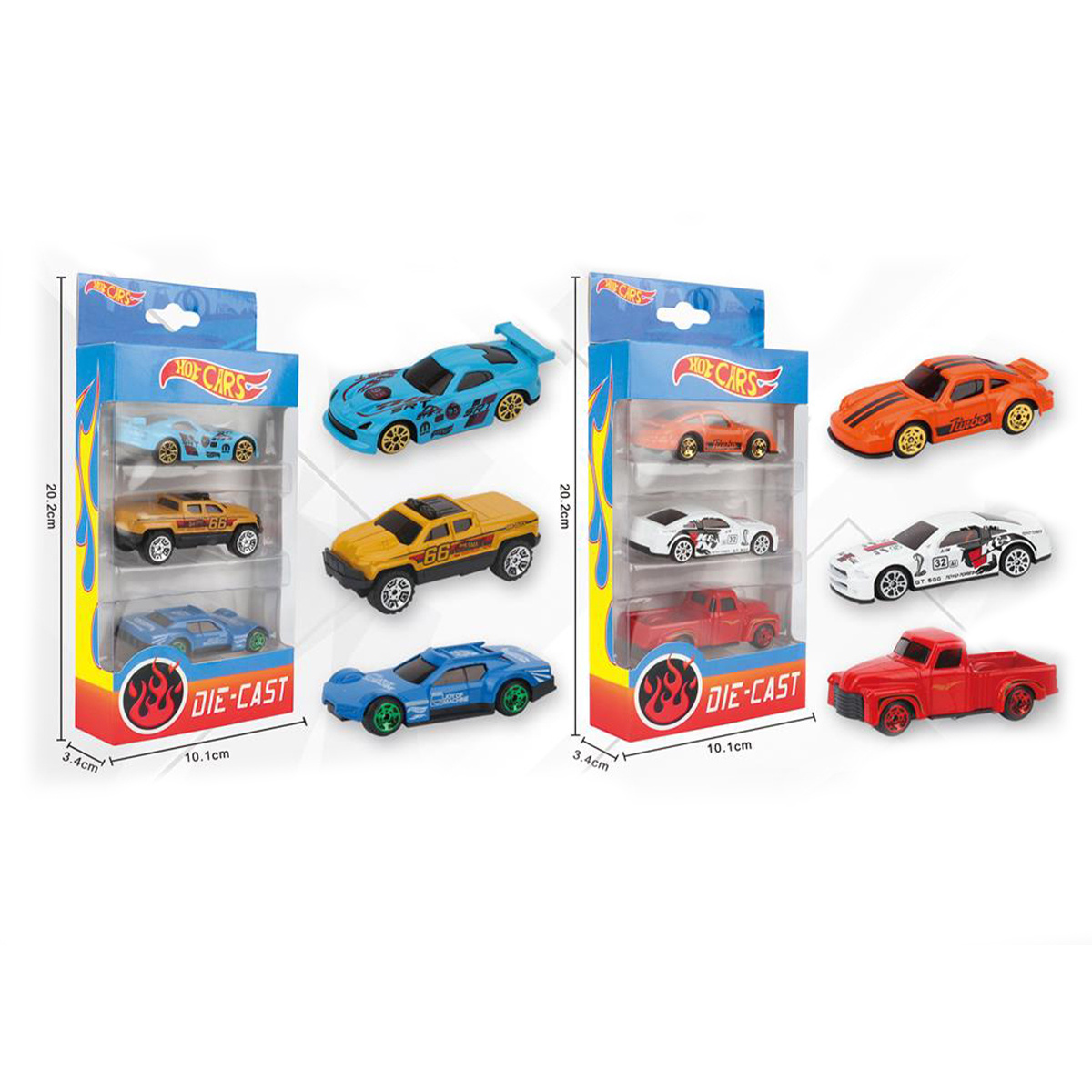 Best-saling 1/64 Hot Slide Wheels 3pcs Diecast Alloy Toy Cars for Children