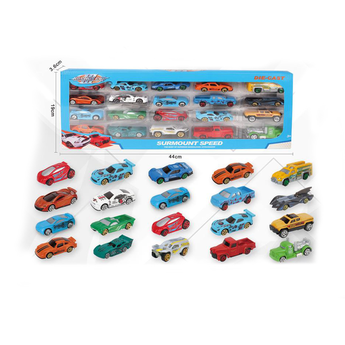 Miniature Popular 1/64 Diecast Car 20pcs Hot Free Wheels Alloy Car Toy As Children Gifts