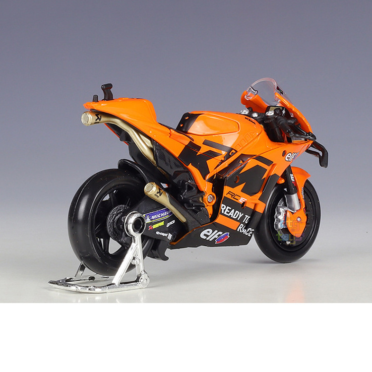 Maisto Motorcycle 1/18 scale KTM Team MOTO GP RC16 Front wheel steering Motorcycle Diecast Model Manufacturer