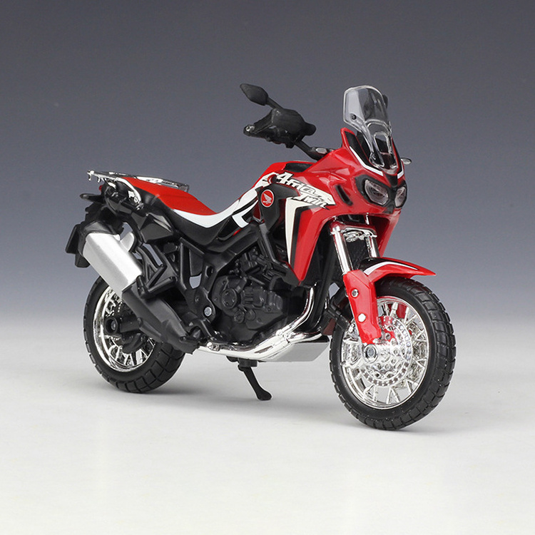 Maisto Diecast Motorcycle 1/18 Africa Twin DCT Model Motorcycle Rear Wheel Suspension Mini Diecast Motorcycle