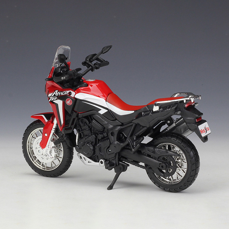 Maisto Diecast Motorcycle 1/18 Africa Twin DCT Model Motorcycle Rear Wheel Suspension Mini Diecast Motorcycle