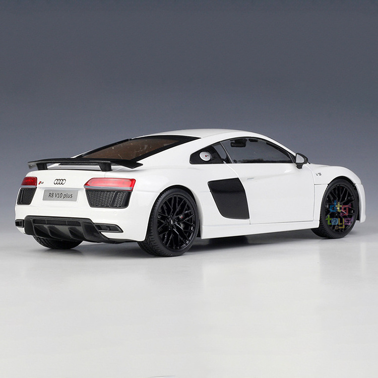 Hot Selling 1/18 Scale Diecast Cars Maisto R8 V10 Plus Mini Model Car Front Wheel Steering Car Alloy Model