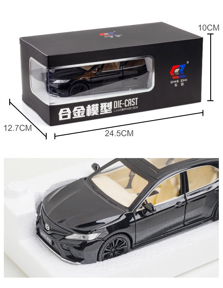 CHEZHI Diecast 1:24 Model Cars Alloy Camry Model Car Pullback Die Cast Car