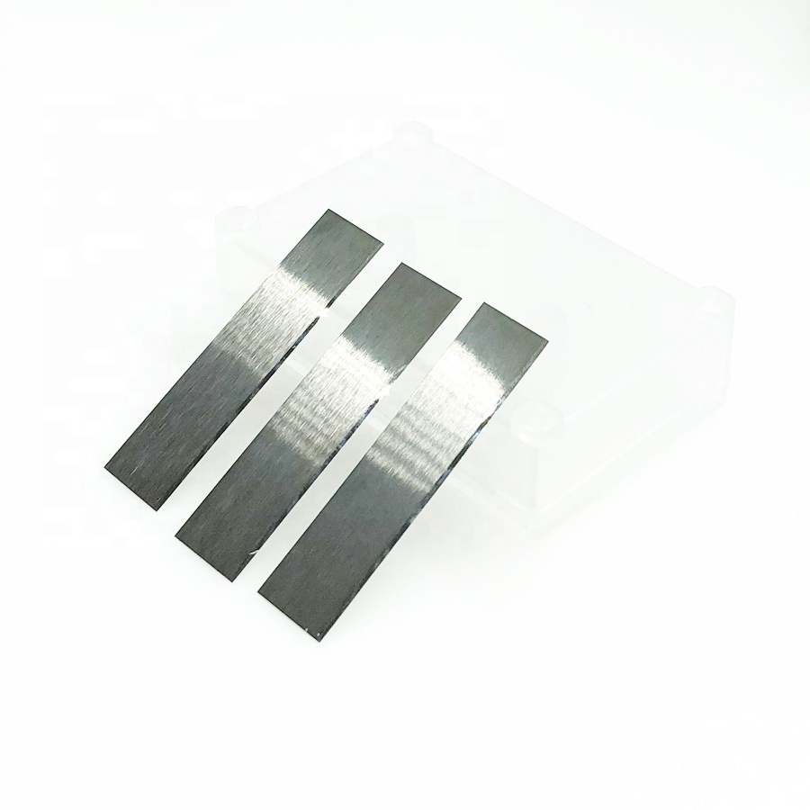 OEM/ODM Tungsten Carbide Tobacco Leaf Fiberglass Long Cutting Knife for Cigar Making Machine Blade