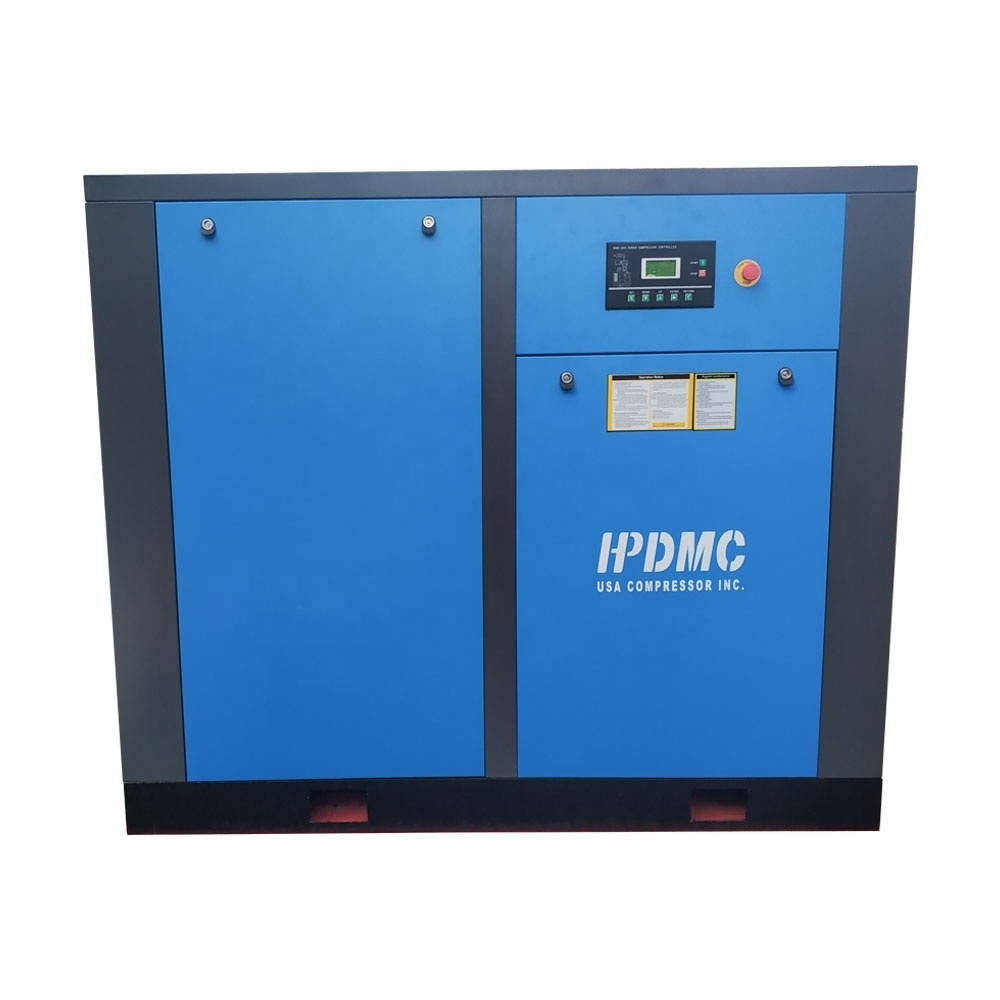 The automatic 150 hp direct driven screw air compressor for car wash/jual textile machinery