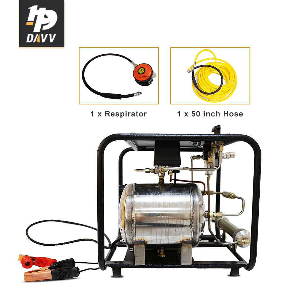 Oil Free Scuba Diving Pump Dc 12v Diving Compressor Hookah Diving Air Compressor