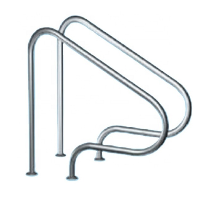 High quality good price swimming pool stainless steel handrail design for stairs